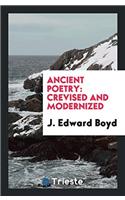 Ancient Poetry