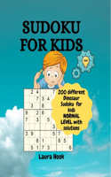 Sudoku for kids 9x9 with dinosaurs