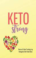 Keto Strong Macros and Meal Tracking Log Ketogenic Diet Food Diary