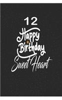 12 happy birthday sweetheart
