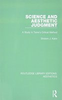 Science and Aesthetic Judgement: A Study in Taine's Critical Method