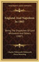 England and Napoleon in 1803