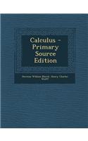 Calculus - Primary Source Edition