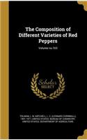 The Composition of Different Varieties of Red Peppers; Volume No.163