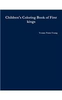 Children's Coloring Book of First kings