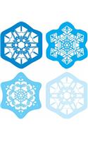 Snowflakes Shape Stickers