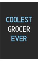Coolest Grocer Ever: Lined Journal, 120 Pages, 6 x 9, Funny Grocer Notebook Gift Idea, Black Matte Finish (Coolest Grocer Ever Journal)