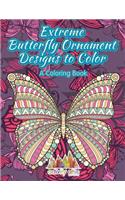 Extreme Butterfly Ornament Designs to Color, a Coloring Book