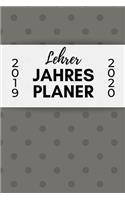 Lehrer Jahres Planer 2019 2020