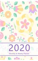 2020 Monthly & Weekly Planner