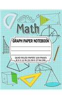 Math Graph Paper Notebook