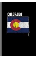 Colorado: Patriotic Coloradoran Colorado Nationalism USA Gift (6"x9") Lined notebook Journal to write in