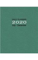 Daily Planner 2020 July-December