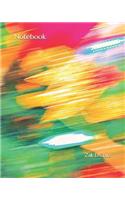Notebook: 70 Pages, Journal, Abstract Art, Abstract Photography, Green, Fright Flight, Birds, Student's Notebook, Journal, Ruled / Lined 8 X 10"(1 Abstract Art Notebook)