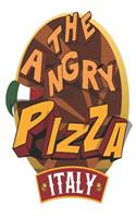 The Angry Pizza: 6x9 College Ruled 150 Pages
