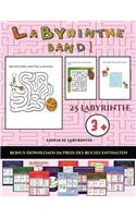 Einfache Labyrinthe (Labyrinthe - Band 1): 25 vollfarbig bedruckbare Labyrinth-Arbeitsblätter für Vorschul-/Kindergartenkinder(23 Einfache Labyrinthe)