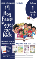 19 Day Feast Pages for Kids Volume 1 / Book 3