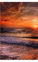 Beautiful Red Sunset in Denmark Journal