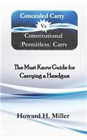 Concealed Carry vs Constitutional {Permitless} Carry