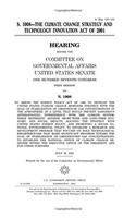 S. 1008, the Climate Change Strategy and Technology Innovation Act of 2001