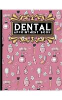 Dental Appointment Book: 7 Columns Appointment Journal, Appointment Scheduler Calendar, Daily Planner Appointment Book, Cute Beauty Shop Cover