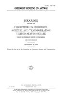 Oversight Hearing on Amtrak
