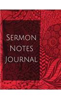 Sermon Notes Journal