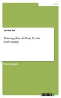 Trainingsplanerstellung für das Krafttraining