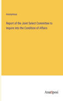 Report of the Joint Select Committee to Inquire into the Condition of Affairs