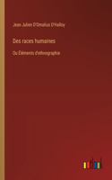 Des races humaines