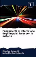 Fondamenti di interazione degli impulsi laser con la materia