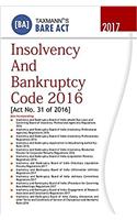Insolvency and Bankruptcy Code 2016 [Act No. 31 of 2016] (Bare Act)