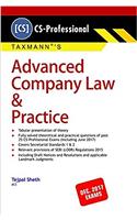 Advanced Company Law & Practice (CS-Professional) (For December 2017 Exams)