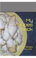 My recipes book