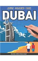 Dubai Adults Coloring Book