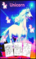 Unicorn: Unicorn Dream come true coloring book for Kids and Adults with Fun, Easy, and Relaxing