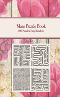 Maze Puzzle Book, 200 Puzzles Easy Random, 8