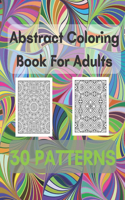 Abstract Coloring Book For Adults 30 Patterns