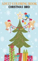Adult Coloring Book Christmas Bird