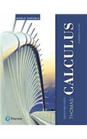 Thomas' Calculus, Single Variable Plus Mylab Math with Pearson Etext -- 24-Month Access Card Package
