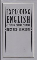 Exploding English: Criticism, Theory, Culture