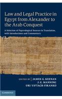 Law and Legal Practice in Egypt from Alexander to the Arab Conquest