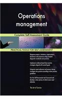 Operations management Complete Self-Assessment Guide