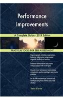 Performance Improvements A Complete Guide - 2019 Edition