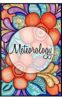 Meteorology: Teachers and students wide ruled line journal or composition book