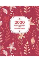 2020 Monthly Calendar And Weekly Planner
