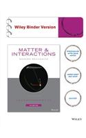 Matter and Interactions, Volume I, Binder Ready Version: Modern Mechanics