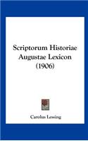 Scriptorum Historiae Augustae Lexicon (1906)