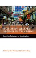East Asian Welfare Regimes in Transition: From Confucianism to Globalisation