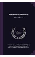 Taxation and Finance